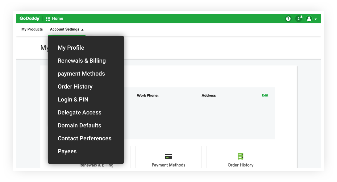 Domain-management